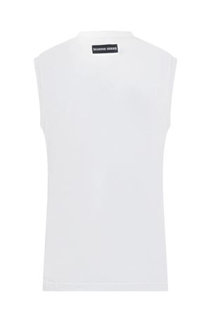 Canotta Basic Moon bianco MARINE SERRE | MTT075ACJER0009WH10
